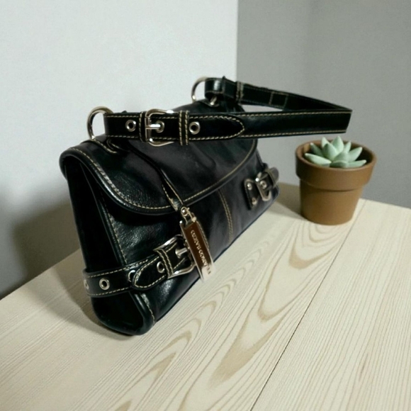 Franco Sarto Black Purse (B6) - Picture 1 of 11